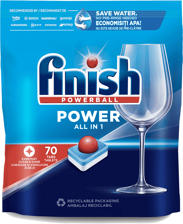 Finish Power Detergent pentru mașina de spălat vase